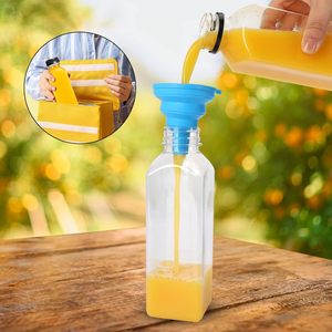 Botella de Plástico PET Cuadrada de Grado FDA para Jugos, 150ml, 350ml, 500ml, con Tapa de Rosca para Té de Burbujas, Leche, Bebidas Energéticas - Product Image 4