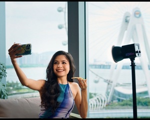 ไฟวิดีโอ <span class=keywords><strong>Ulanzi</strong></span> 40W Pro พร้อมไฟ Bi-Color Cob ขนาดเล็กแบบ Bowens Mount ช่วงสี 2500K-6500K พอร์ต Dc Type-C แบตเตอรี่ 3400mAh สำหรับการถ่ายภาพ - Product Image 5