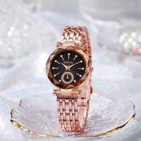 GOGOEY-02 Jam Tangan Wanita Model Terbaru Gaya Santai Quartz