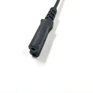 Cable de alimentación de CA negro universal de 1,5 m con conector Molex y C7 18awg