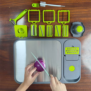 Utensilios para Frutas y Verduras, Cortador de Patatas y Zanahorias, Rebanador de Frutas de Acero Inoxidable, Cortador de Verduras Multifuncional - Product Image 2