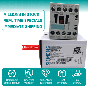 Contacteur relais de commande intermédiaire auxiliaire de signal à bornes à vis Siemens neuf d'origine 4 NO 24 V CC 3RH1140-1BB40 - Product Image 6