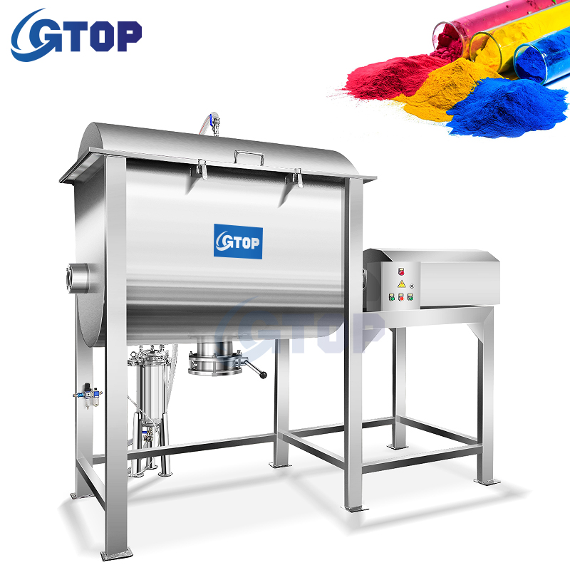 Горизонтальный Ленточный Блендер с двойным винтом, смеситель сухого порошка для химикатов, 1000 л