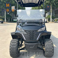 Véhicule de golf électrique tout-terrain 2 places avec 2 conteneurs de chargement pour la chasse et le transport de marchandises