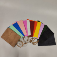 Sacs cadeaux en papier kraft recyclables pour enfants, thème Ramadan Aïd Moubarak, avec poignée longue, estampage à chaud, pour cadre photo et bougie
