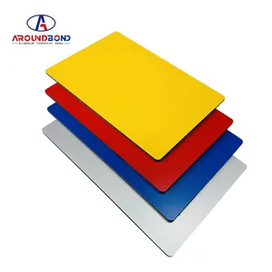 China Supplier Widely Application Red Color Aluminum Metal Wall Panel ACP Aluminum Composite Panels For Outdoor Building Facade