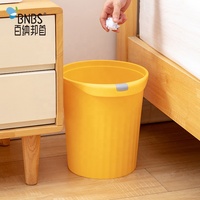 Poubelle rond et rectangulaire en plastique, poubelle de cuisine, vente en gros,
