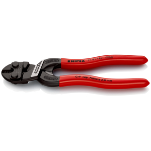KNIPEX 71 01 160 Alicates de corte de doble palanca CoBolt S con revestimiento de plástico negro 160 mm - Product Image 1
