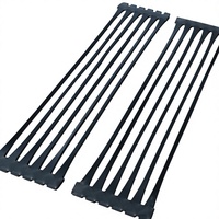 GEOROAD Géogrille en plastique HDPE/PP uniaxiale de haute qualité pour le renforcement des allées et des chaussées, garantie 5 ans
