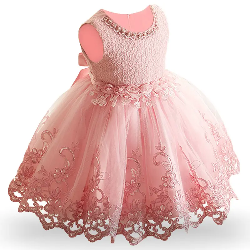LZH Baby Clothing Girl Birthday Party Dress for Kids Sequin Lace Christmas Princess Dress Children Wedding Dresses 1 2 3 Year