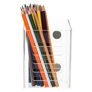 Acrilico trasparente Magnetico Montato Penna di Whiteboard Marker Per Ufficio Titolare Dell'organizzatore di Immagazzinaggio