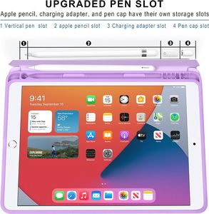 Étui antichoc en cuir PU Smart Cover pour <span class=keywords><strong>Apple</strong></span> <span class=keywords><strong>Ipad</strong></span> 10.2 Case 7th Generation - Product Image 3