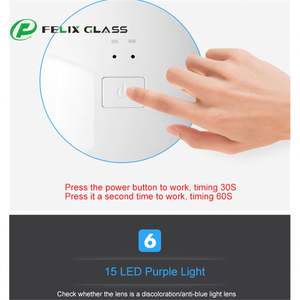 Testeur de lentilles photochromiques S-15X Blue Cut avec 15 LED, équipement de test rapide des lentilles de couleur - Product Image 3