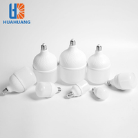 Ampoule LED commerciale Huahuang à bon prix, blanche, PBT PP E27 B22, pour atelier, garage, 10W, 3000K/4000K/6000K, CRI80