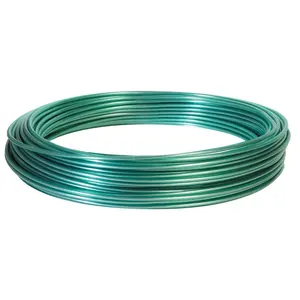 Cuerda de alambre de material 304 /316 de acero inoxidable con estructura 7x7 /7x19 recubierta de PVC para uso industrial y marino