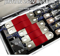Barra Colectora Flexible de Aluminio OEM&ODM de 240V y 280A con Enchufes Personalizados para Equipos de Transmisión de Energía Eléctrica de Litio LiFePO4