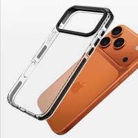 Coque transparente en acrylique pour iPhone 18 Pro Max, protection de l'appareil photo, antichoc, anti-rayures, vente en gros, usine
