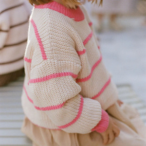 Maglione all'ingrosso del bambino del prodotto del bambino del <span class=keywords><strong>cotone</strong></span> biologico della <span class=keywords><strong>maglia</strong></span> del neonato del neonato della nuova <span class=keywords><strong>maglia</strong></span> del bambino dei bambini dei ragazzi delle ragazze Pullover dei maglioni del bambino - Product Image 4