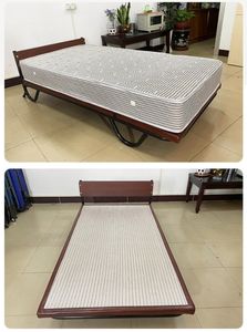 <span class=keywords><strong>Letto</strong></span> Pieghevole Moderno in Metallo e Tessuto, Stile Loft per Camere d'Albergo, Appartamenti, Case Vacanza, Ostelli, Camera da <span class=keywords><strong>Letto</strong></span> - Product Image 4