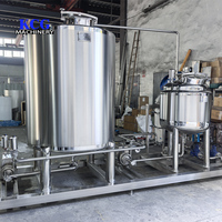 Cuve d'émulsification et de mélange verticale en acier inoxydable avec moteur, capacité 50-1000L, pour ingrédients de boissons et produits chimiques