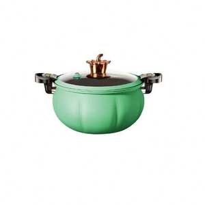 Autocuiseur coréen manuel en fonte, couleurs orange et vert, 6L 8L, pour <span class=keywords><strong>riz</strong></span> et légumes, avec base à induction - Product Image 3