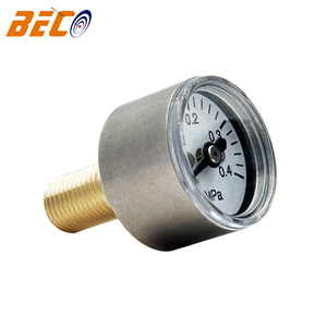 Manômetro Miniatura Axial de 25mm para Pressão, Fabricado em Fábrica, 0-0.4Mpa, Várias Especificações - Product Image 3