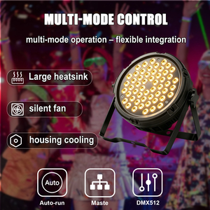 Luz LED Par RGB 3 en 1 <span class=keywords><strong>de</strong></span> 54x3W, 150W, Súper Brillante, DMX512, Silenciosa, Luces <span class=keywords><strong>de</strong></span> Discoteca <span class=keywords><strong>para</strong></span> Club Nocturno, Bar, Fiesta, Escenario - Product Image 4
