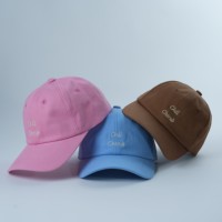 Custom Logo Kids Size Hoed 100% Katoen Zachte Poplin Stof Fruit Patroon Kind Caps