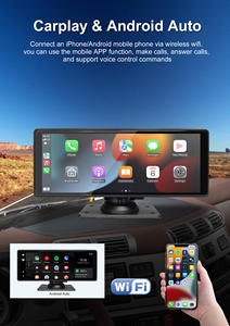 Écran miroir Android pour voiture 10,26 pouces, diffusion d'images sur écran de voiture, autoradio 4K/2K, double caméra embarquée avec étanchéité IP67 et caméra de recul - Product Image 5