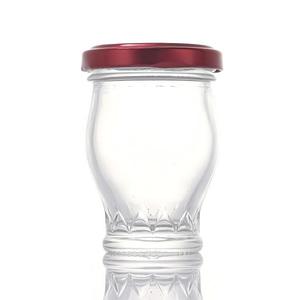 50ml 75ml 100ml tùy chỉnh bản in hoa Flint lọ thủy tinh với mũ cho thực phẩm đóng hộp lỏng Bird Nest súp - Product Image 1