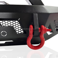 Parachoques delantero de acero fácil de combinar con luces LED, accesorio de coche todoterreno fuerte para Lc200 Toyota Nissan Ford jeep