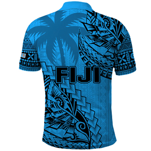 เสื้อโปโลผู้ชายโทอา ซามัว - ลายชนเผ่าโพลินีเซียน แขนสั้น คอปกติดกระดุม ทรงแอธเลติก ผ้าระบายความชื้น - Product Image 4