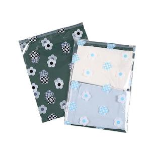 Bolsa con cremallera personalizada de alta calidad con estampado de flores pequeñas, para ropa interior, sin tirantes, para mangas frías, calcetines cortos y camisetas. - Product Image 5