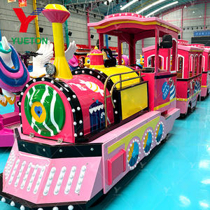 Scenic Area Train à vapeur pour adultes en <span class=keywords><strong>famille</strong></span> Carnaval Mini tours de train électrique sans rail pour parc pour enfants - Product Image 2