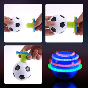 Juguetes de fiesta para niños, camisetas giratorias con luz, puntera giratoria de fútbol, equilibrio eléctrico - Product Image 3