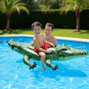 Bouée gonflable Intex Ride On Crocodile 170x86 cm pour s'amuser dans la piscine - Product Image 2
