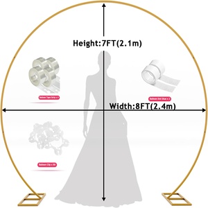 Nhà Máy Cô Dâu Kim Loại Wedding Party Vòm Trang Trí Cho Đám Cưới Cấu Trúc Và Đảng Trang Trí Nội Thất - Product Image 5