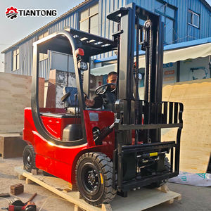 Chariot élévateur à fourche au lithium 4x4 de 2 tonnes, grande autonomie, idéal pour la manutention logistique quotidienne - Offre Spéciale - Product Image 3