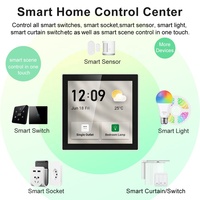 Sistema Domótico Todo en Uno, Panel de Control Central HMI, Interruptor Inteligente WiFi de 10A con Control Táctil Smart Life para la UE