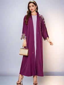 Glory BA5020, Cárdigan Elegante Bordado con Cuentas, Moda Árabe de Oriente Medio, Dubái, Comercio Electrónico Transfronterizo - Product Image 1