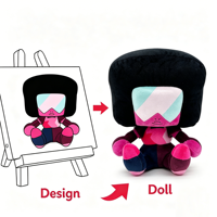 Peluche Anime Personnalisée, Jouet en Peluche de Dessin Animé, Poupée Personnage d'Animation, Marchandise, Jouet Doux, Service OEM ODM
