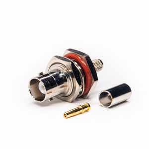 Conector <span class=keywords><strong>BNC</strong></span> resistente a la intemperie impermeable de mamparo de conector recto de 50ohm - Product Image 3
