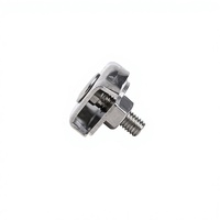 Collier de serrage pour câble métallique en acier inoxydable 304 galvanisé, double et simple, tailles chinoises M2-M10