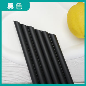 Pajita de PLA biodegradable de color ácido láctico, Pajita de embalaje independiente desechable de grado alimenticio - Product Image 5