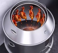 Four à rôtir chinois pour canard, poulet et poulet au charbon de bois, équipement de rôtisserie commercial pour boulangerie