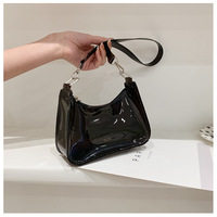 Nouveau sac transparent en PVC pour l'été, sac à bandoulière unique style étranger, couleur bonbon, sac pour femme, style français
