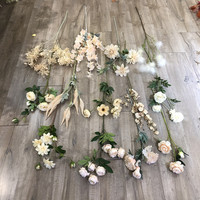 10 glycines en soie artificielles pour fêtes, fausses fleurs, orchidées, hortensia, Rose, pivoines, pour décoration de maison, vente en gros, pour mariage
