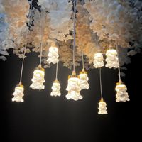 2025 mariage transfrontalier 10 lustres de ballet acrylique lueur atmosphère de noël lumières mise en scène Banquet salle décoration