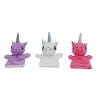 Marionnette licorne personnalisée en peluche de haute qualité, jouet doux pour animal, à la main, meilleure vente