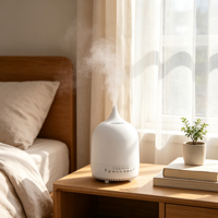 Diffuseur d'arômes ultrasonique multifonctionnel pour la maison et la chambre, vaporisateur de sommeil, humidificateur à huiles essentielles pour l'aromathérapie